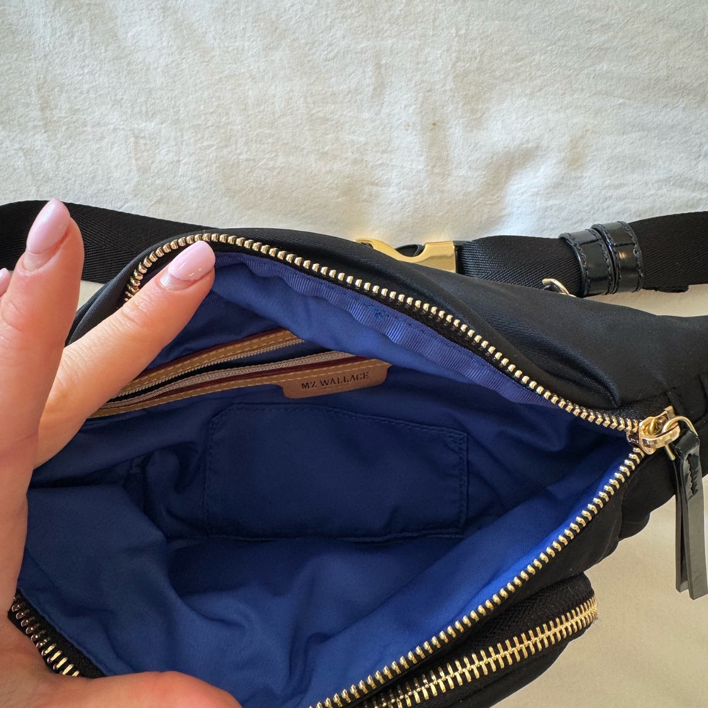 MZ Wallace Chelsea Sling Bag in Black - Picture 3 of 10